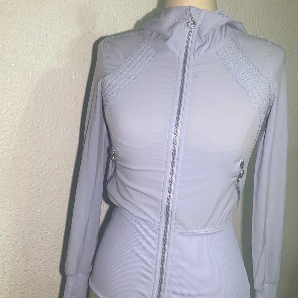 Ivivva by Lululemon Light Purple Zip-Up Jacket size 10